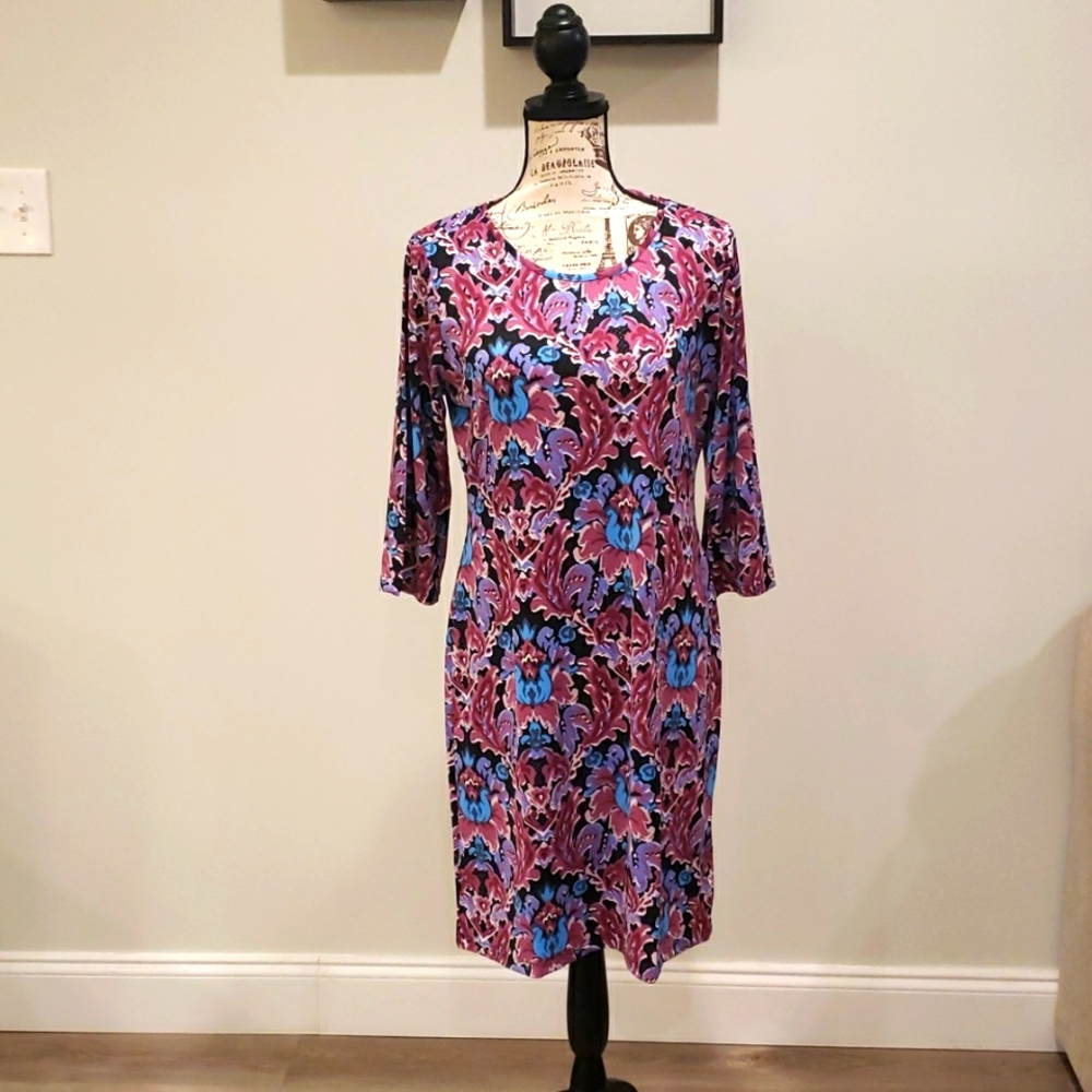 Watercolor Floral Dress